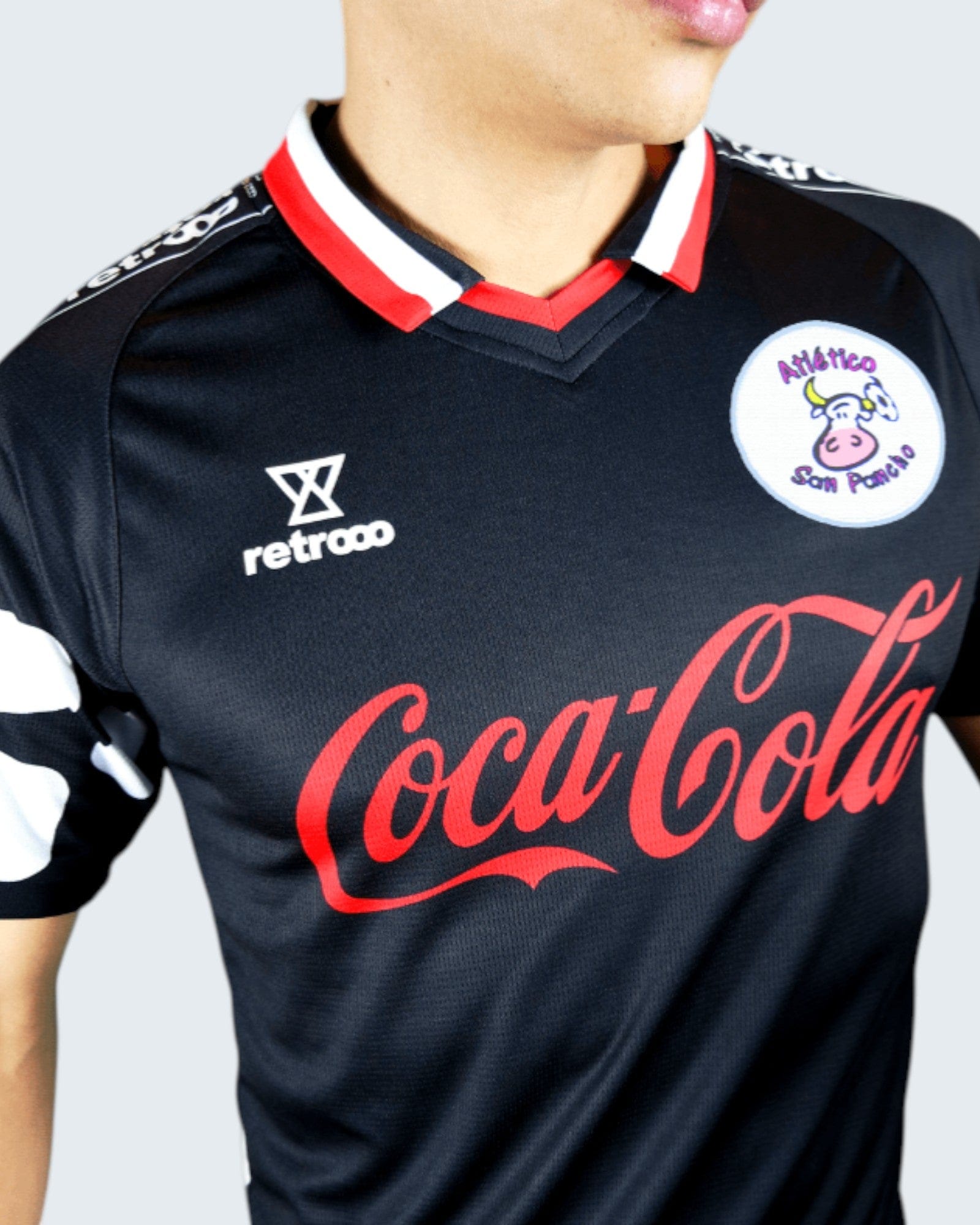 Retroooclothes Jersey San Pancho Negro • Edición 90's • Tela Premium • Limitado 25 Años