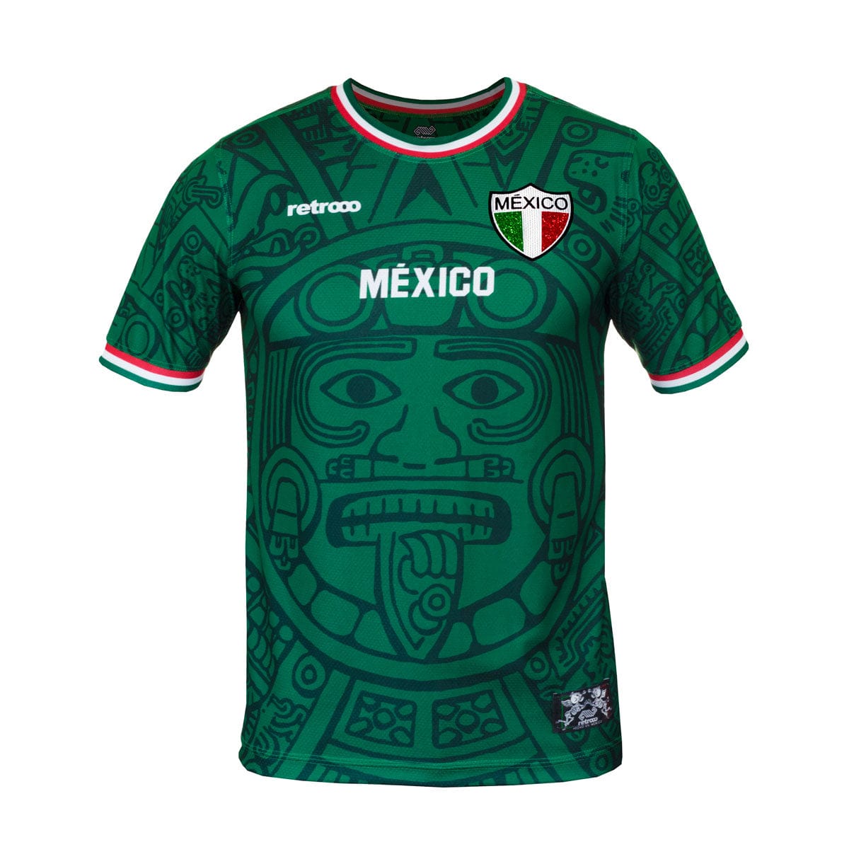 Retroooclothes Jersey Tricolor / CH - S Jersey Retrooo México Calendario Azteca