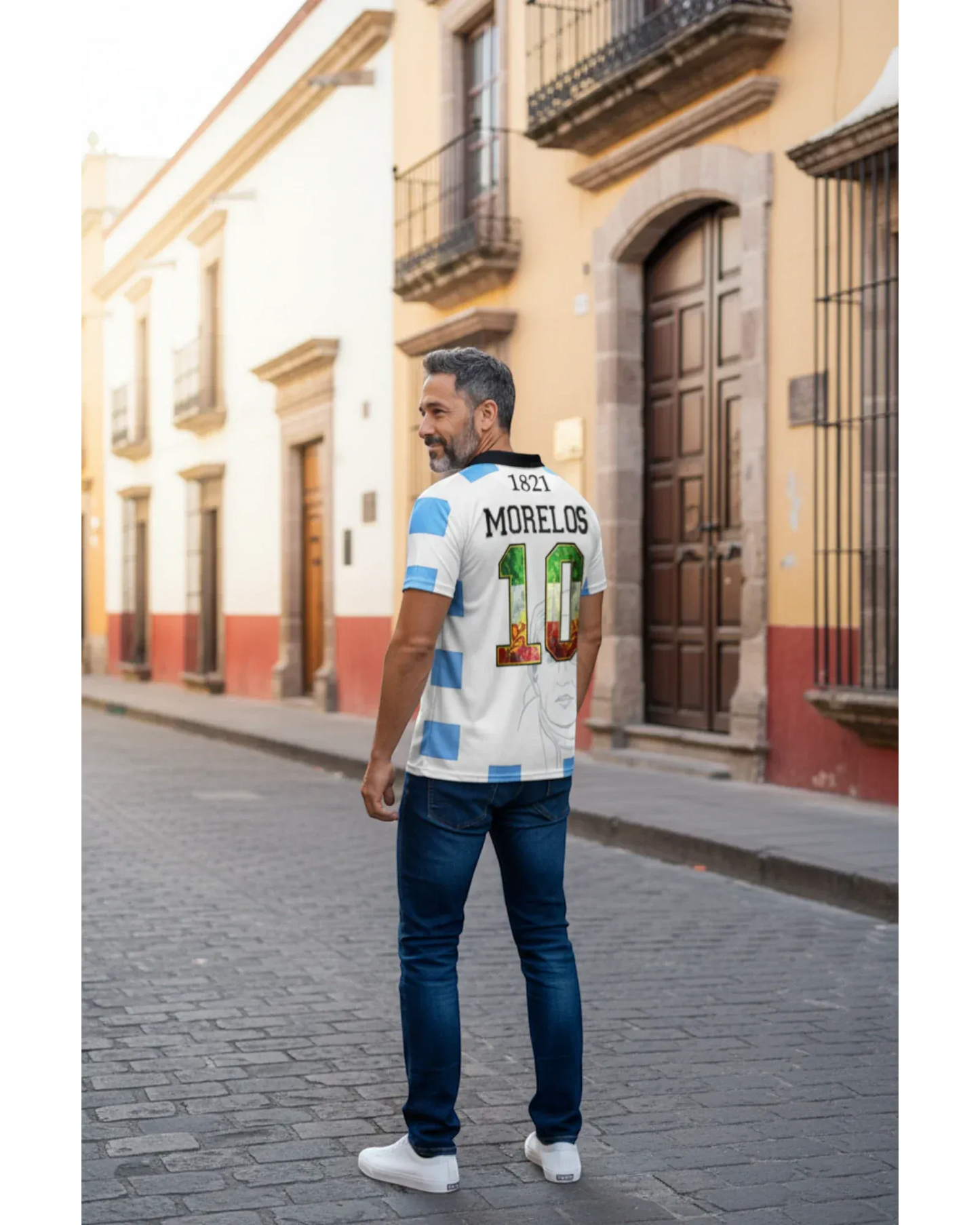 Retroooclothes Ropa deportiva Jersey Retrooo México Bandera De Morelos