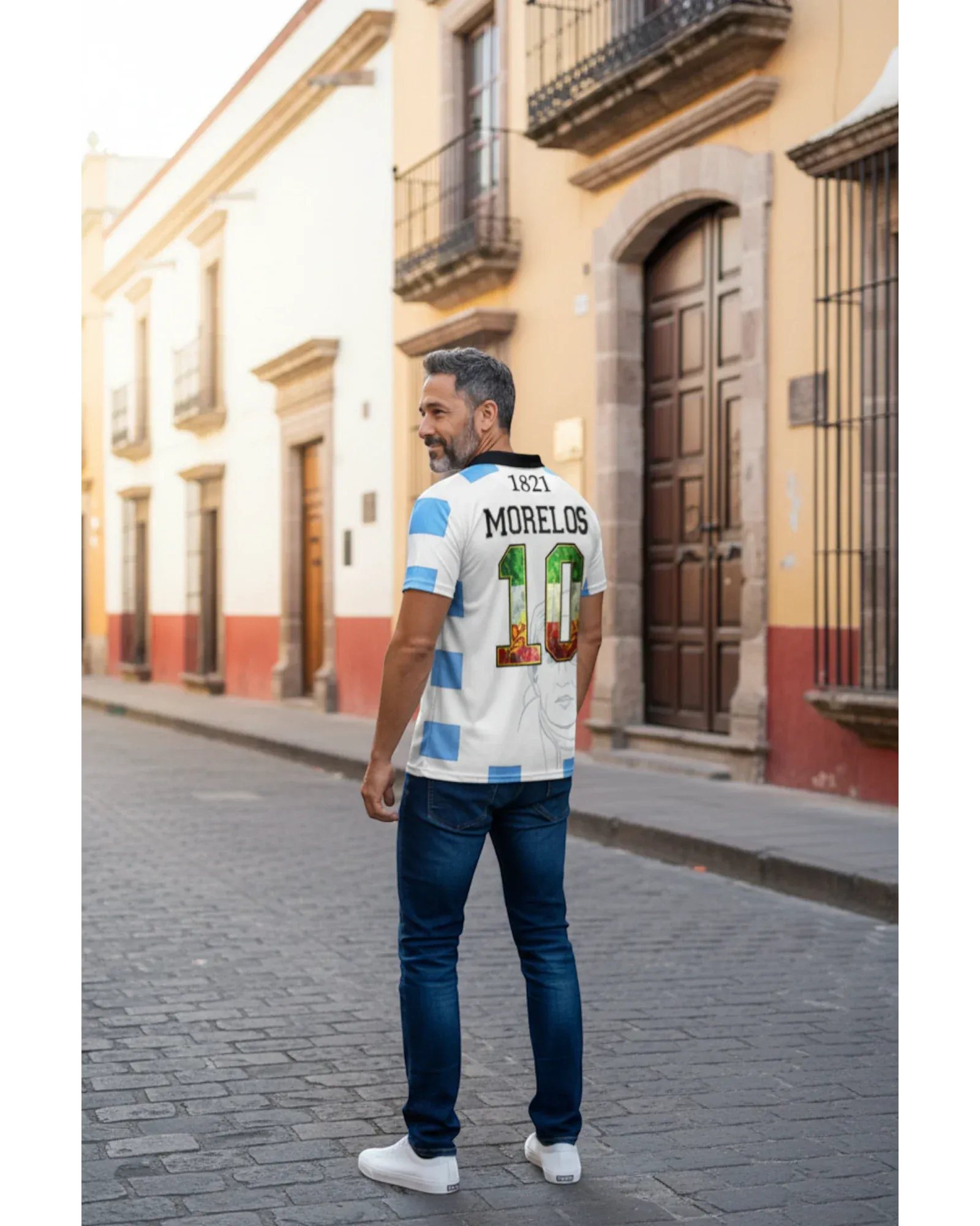 Retroooclothes Ropa deportiva Jersey Retrooo México Bandera De Morelos