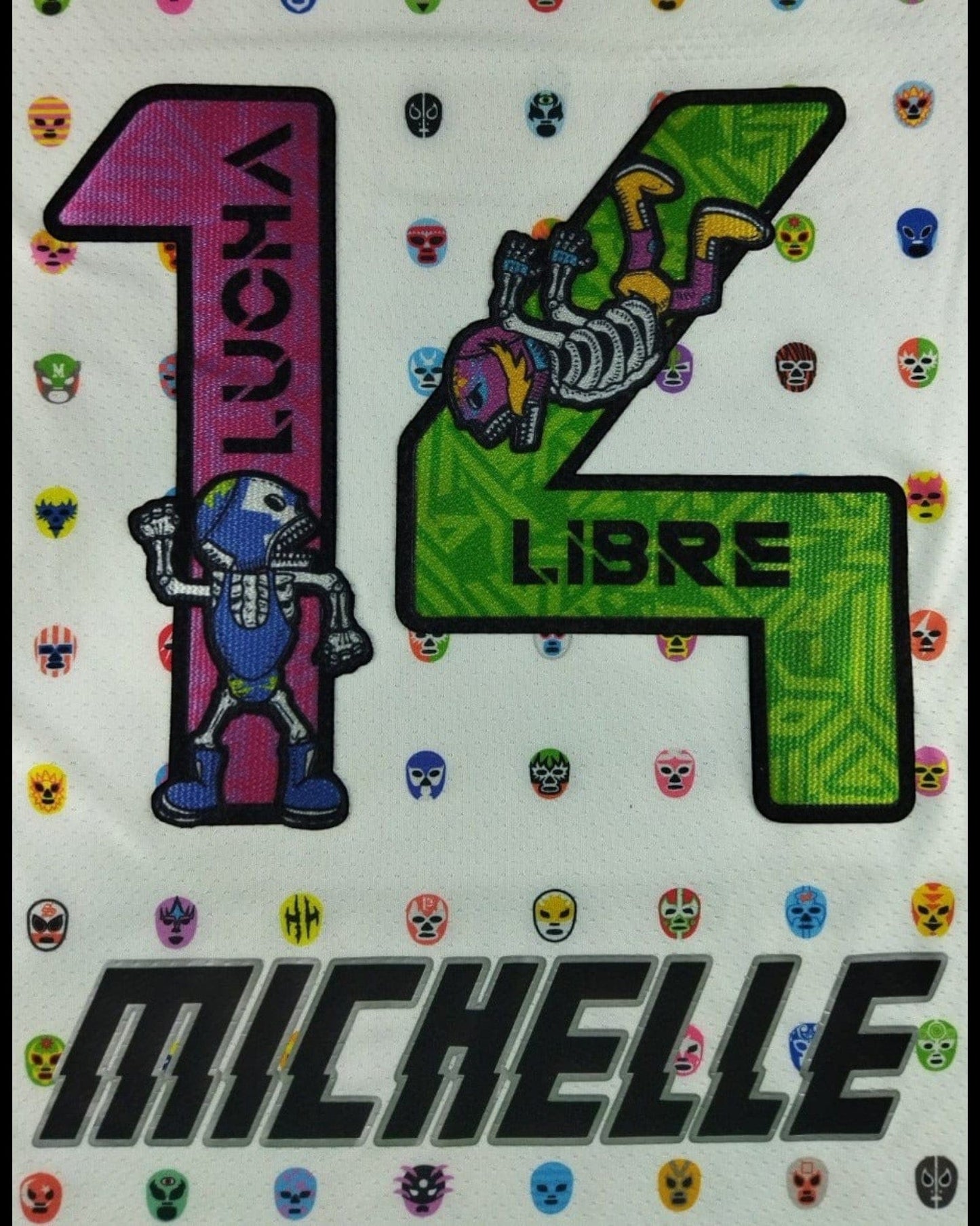 Retroooclothes Sublimada con vinil de 2 colores Agregar personalización especial (tipografía)