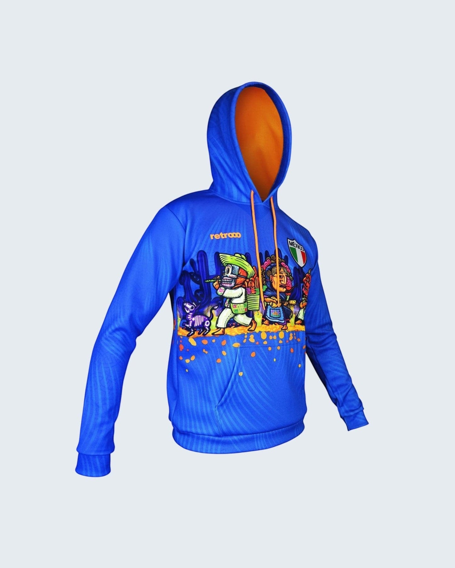 Retroooclothes Sudadera Sudadera Día de Muertos - Edición Michoacán y Oaxaca | Tradición que Abraza