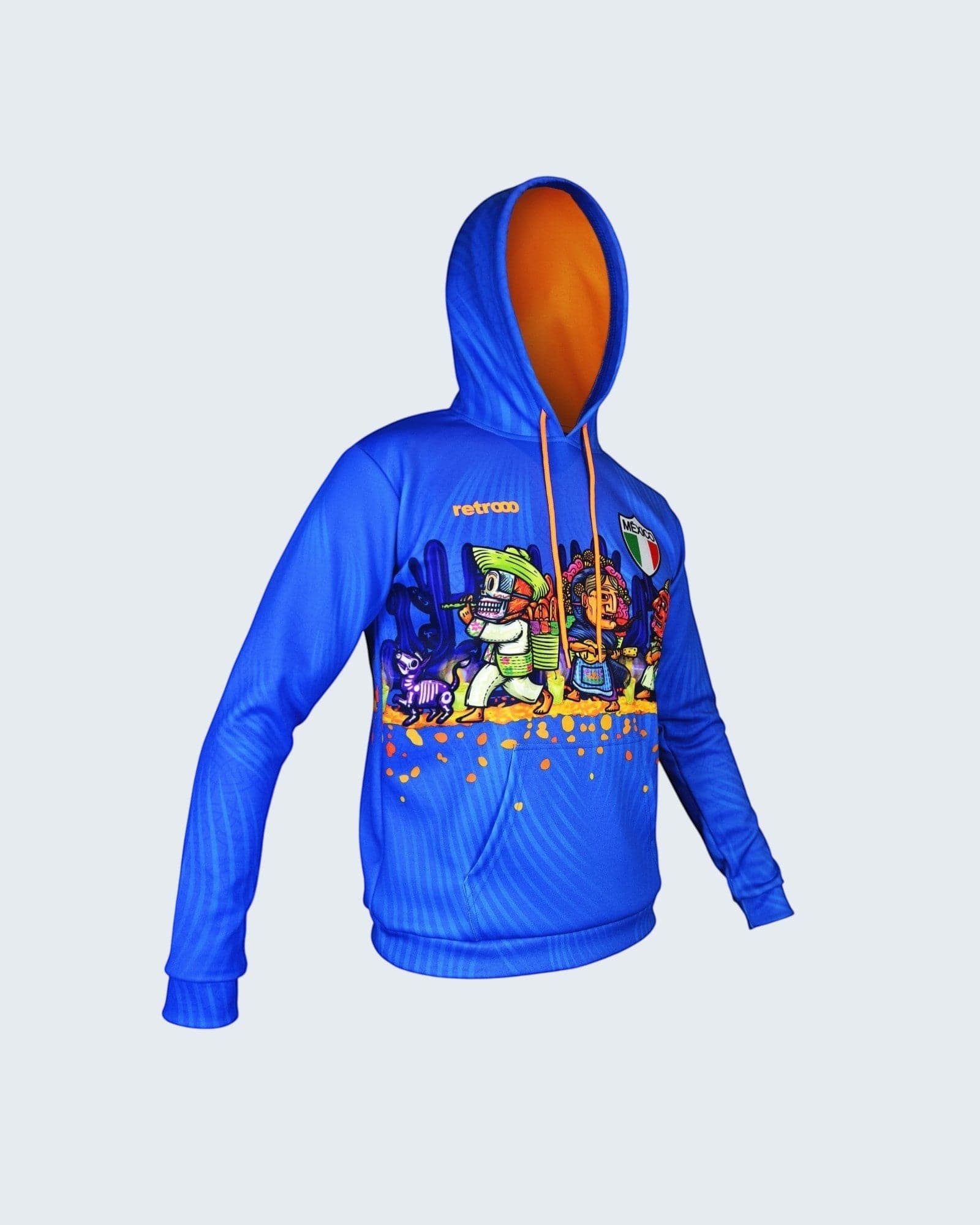 Retroooclothes Sudadera Sudadera Día de Muertos - Edición Michoacán y Oaxaca | Tradición que Abraza