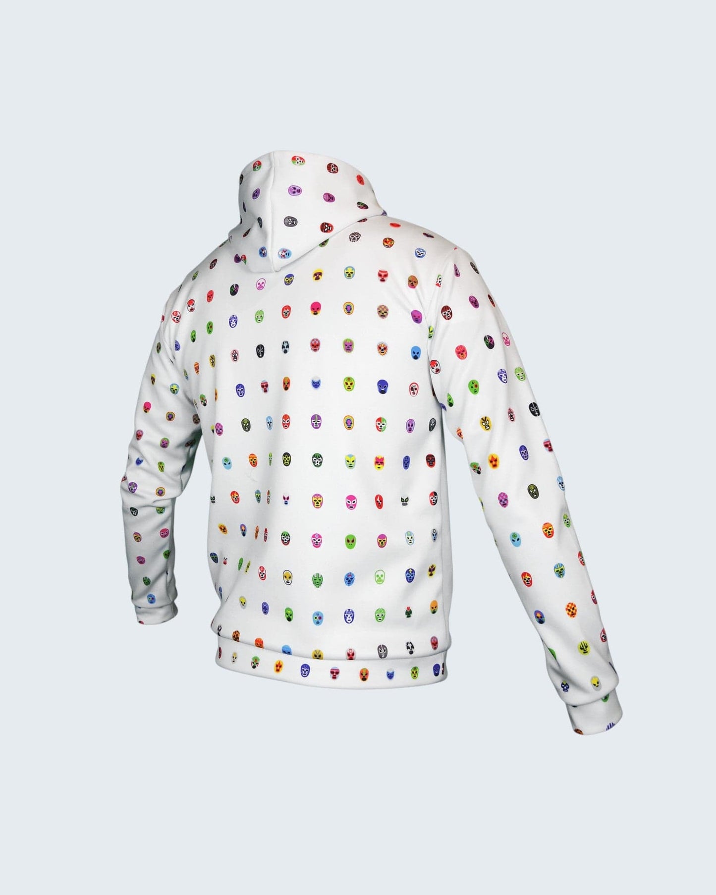 Retroooclothes Sudadera Sudadera Retrooo México Mascaritas Blanca