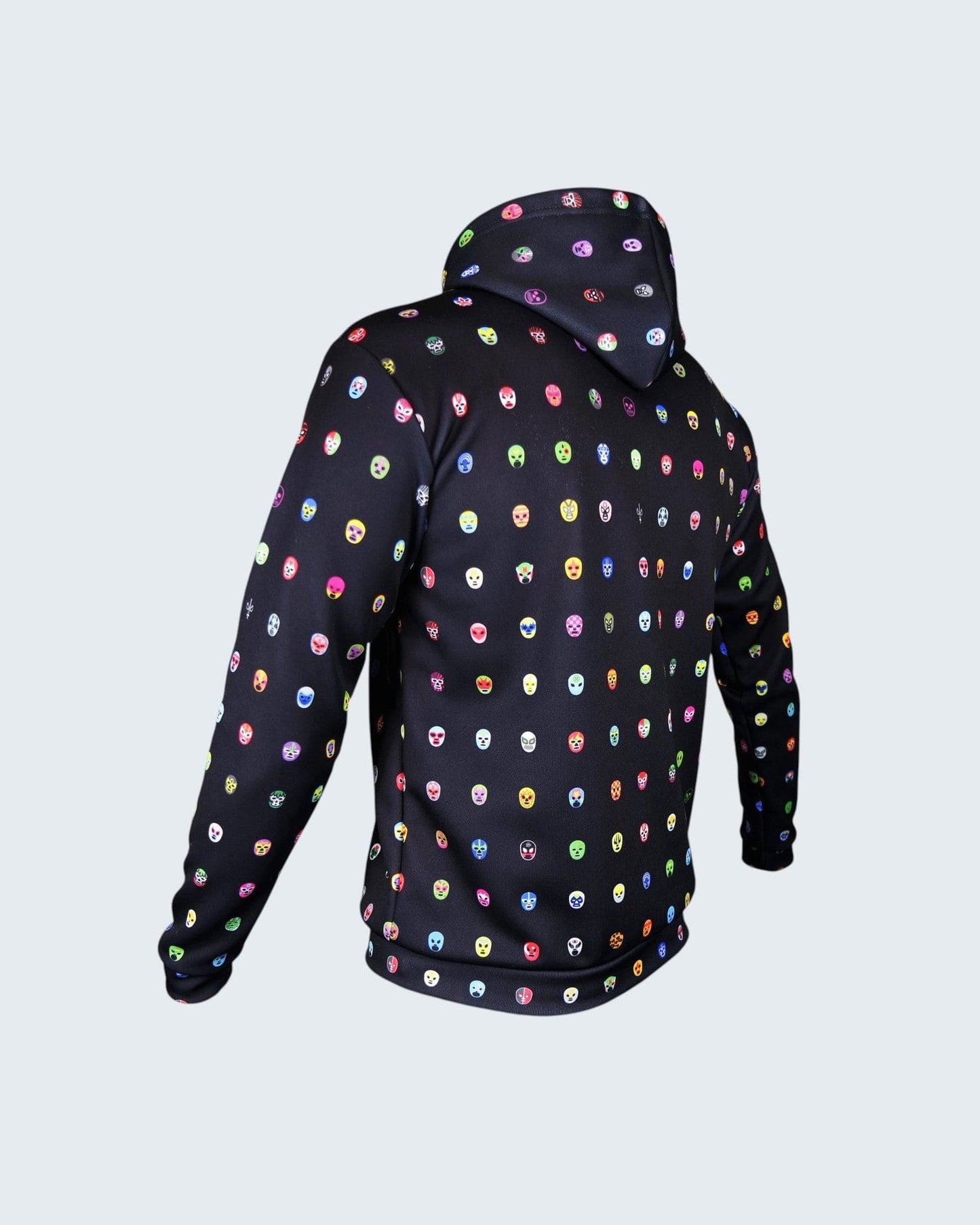 Retroooclothes Sudadera Sudadera Retrooo México Mascaritas Negra