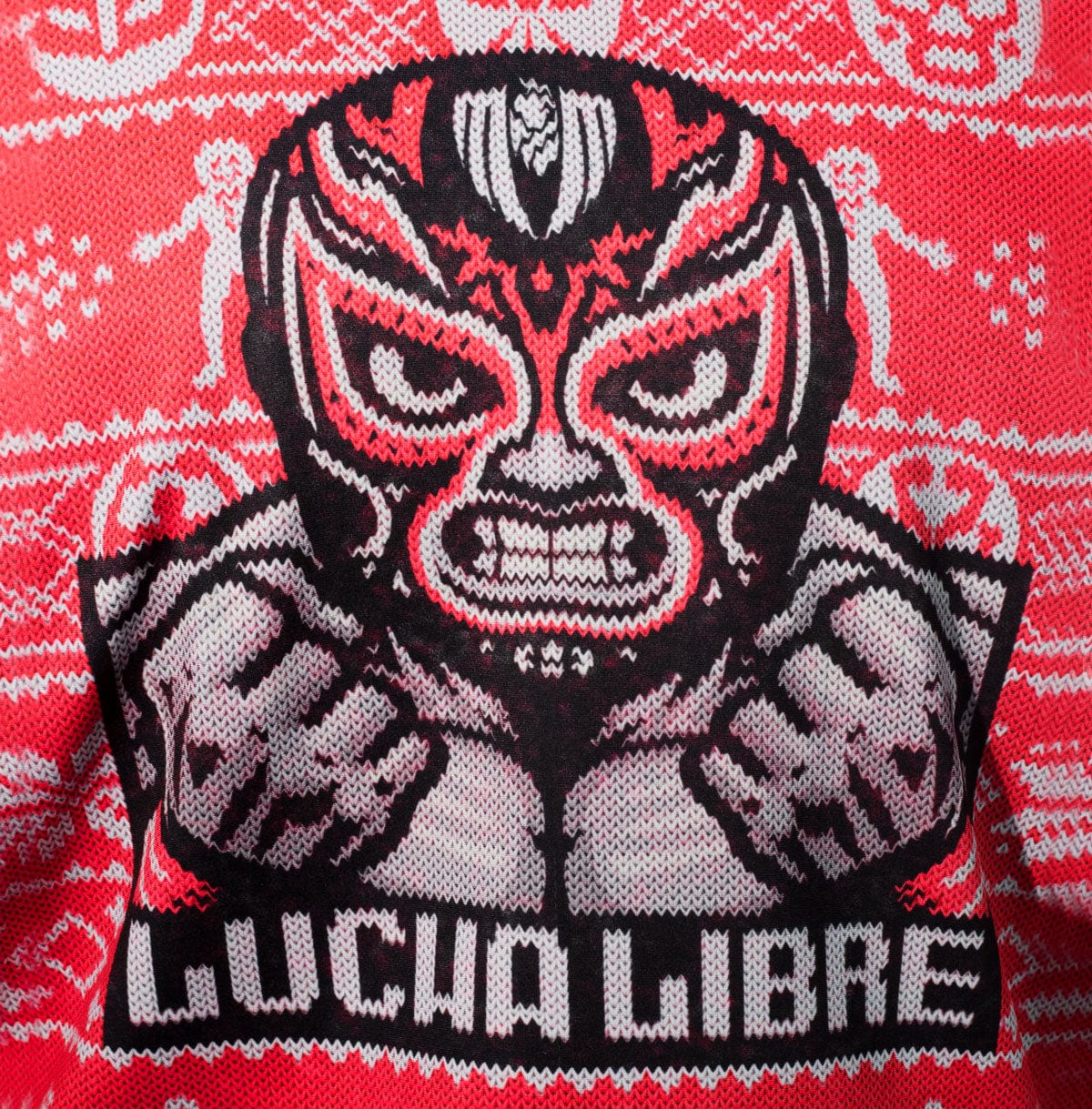 Retroooclothes Sueter Sudadera Navideña Lucha Libre Mexicana Navidad