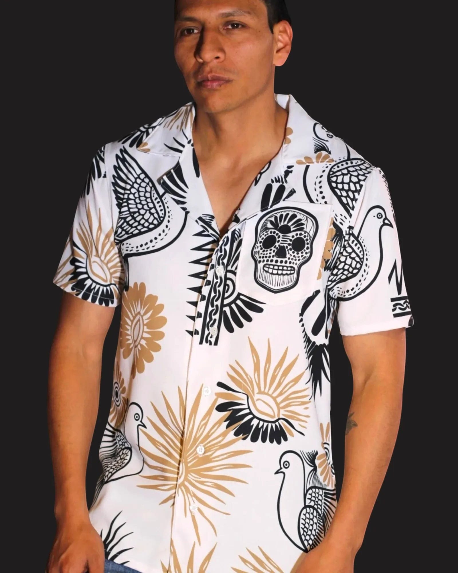 Rosas Torres Camisa Camisa Hawaiana Retrooo Taxco · Pintura Viva