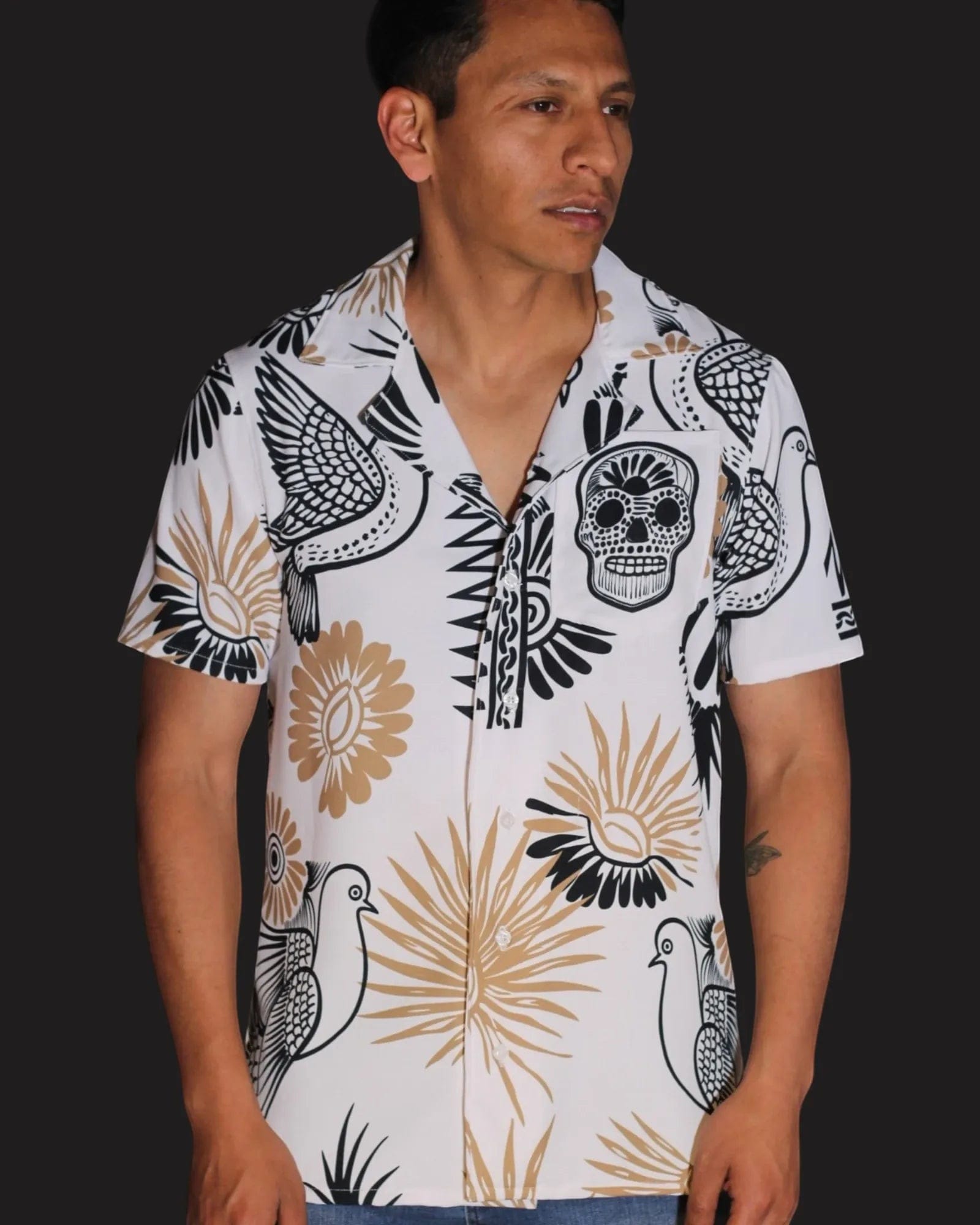 Rosas Torres Camisa Camisa Hawaiana Retrooo Taxco · Pintura Viva