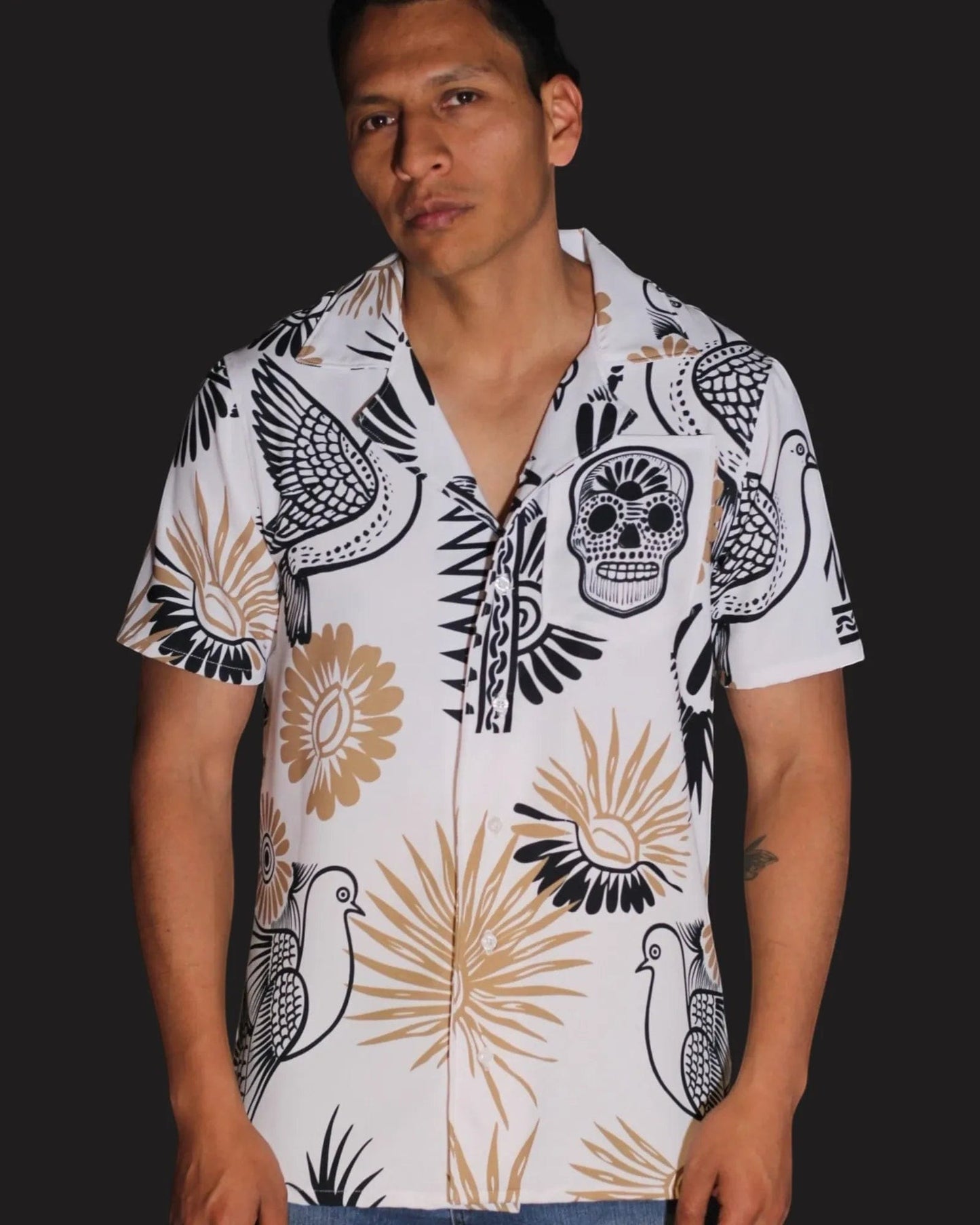 Rosas Torres Camisa Camisa Hawaiana Retrooo Taxco · Pintura Viva