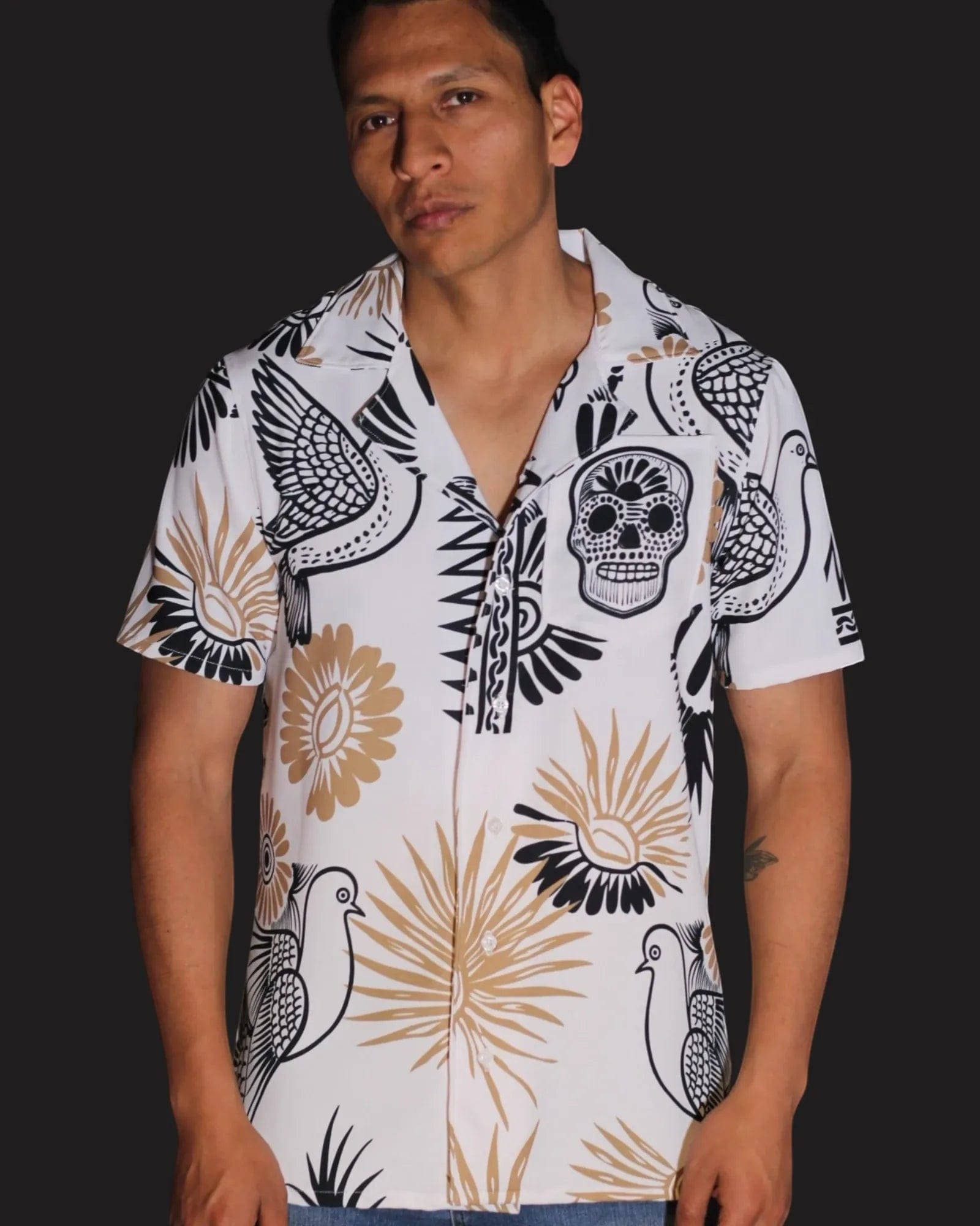 Rosas Torres Camisa Camisa Hawaiana Retrooo Taxco · Pintura Viva