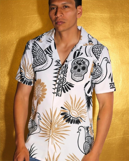 Rosas Torres Camisa Camisa Hawaiana Retrooo Taxco · Pintura Viva
