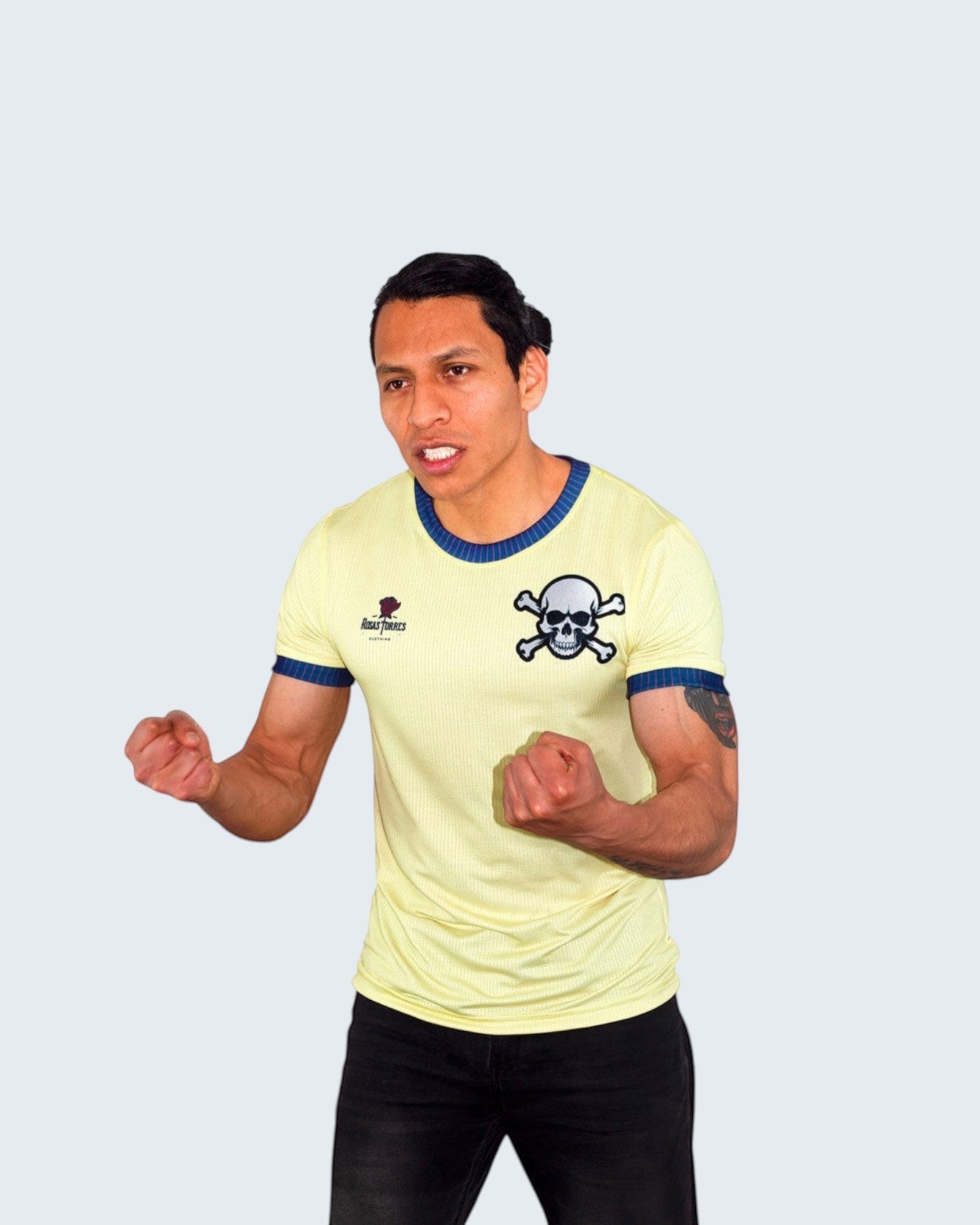 Rosas Torres Jersey Jersey Amarillo Crema Pirata - Edición Resistencia Dorada | Elegancia Rebelde