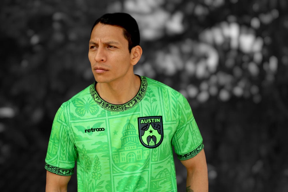 Rosas Torres Jersey Jersey Austin - Edición Verde Esmeralda | Keep Austin Weird