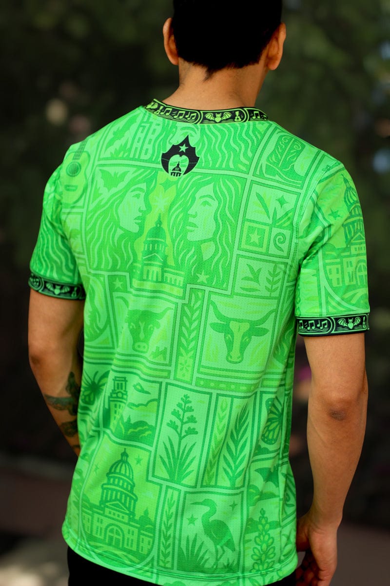 Rosas Torres Jersey Jersey Austin - Edición Verde Esmeralda | Keep Austin Weird