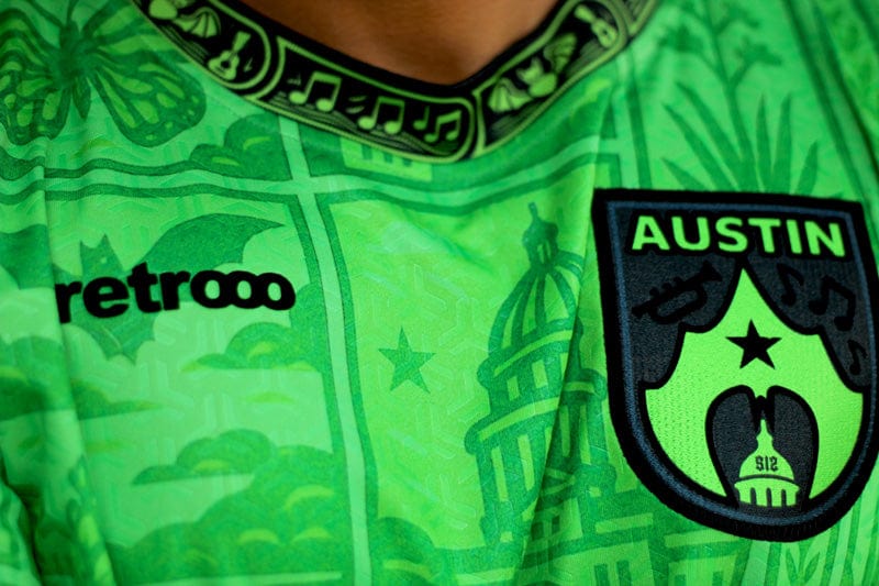 Rosas Torres Jersey Jersey Austin - Edición Verde Esmeralda | Keep Austin Weird