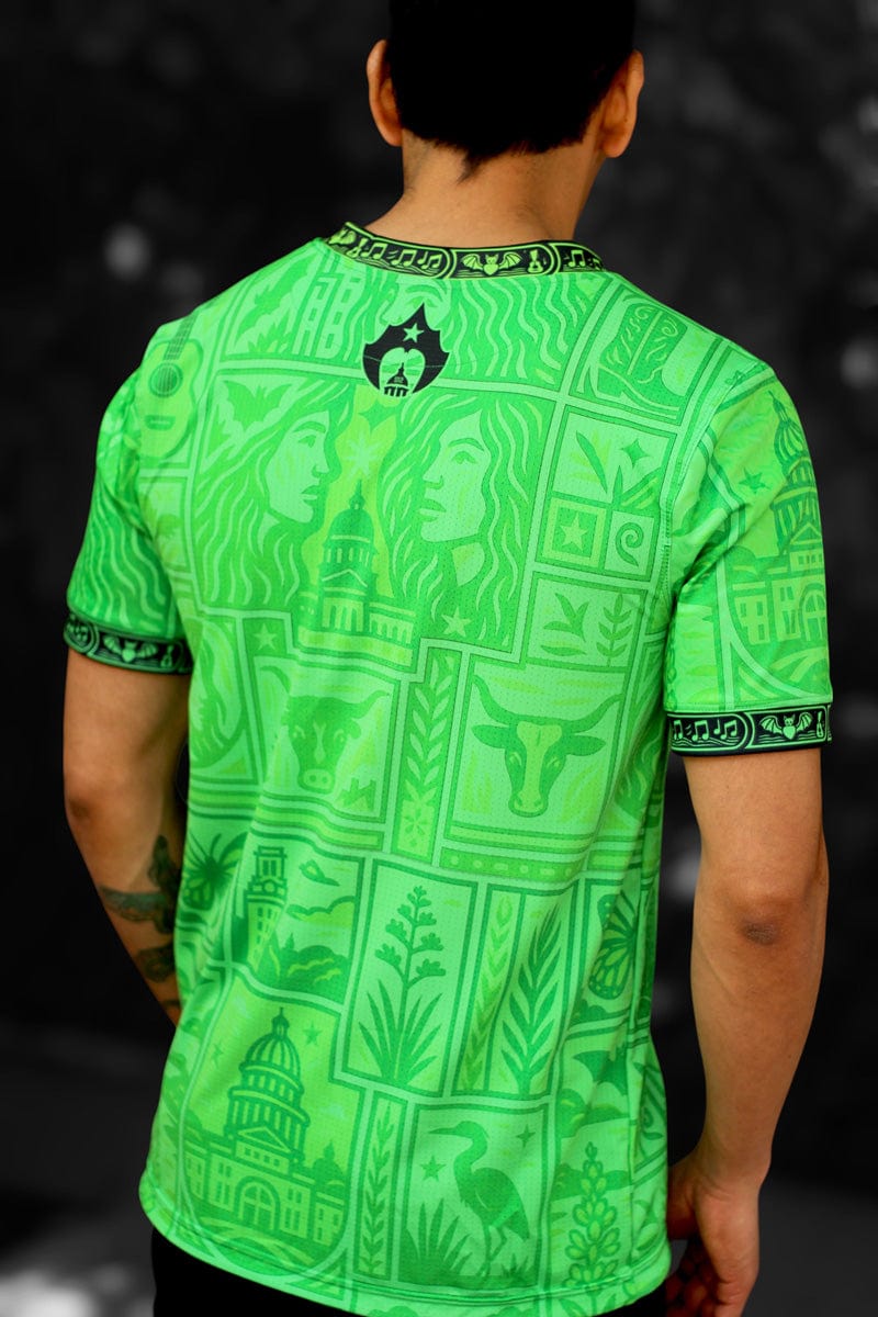 Rosas Torres Jersey Jersey Austin - Edición Verde Esmeralda | Keep Austin Weird
