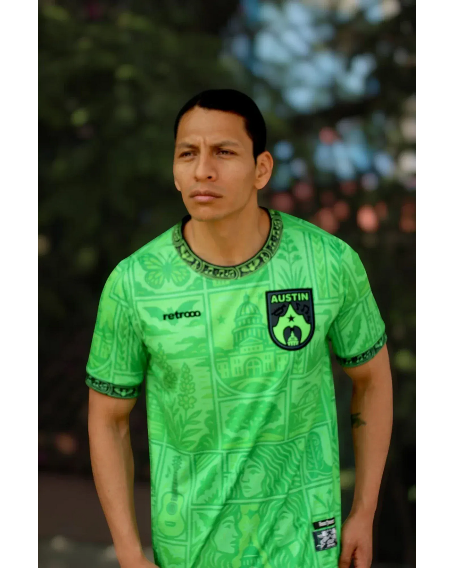 Rosas Torres Jersey Jersey Austin - Edición Verde Esmeralda | Keep Austin Weird