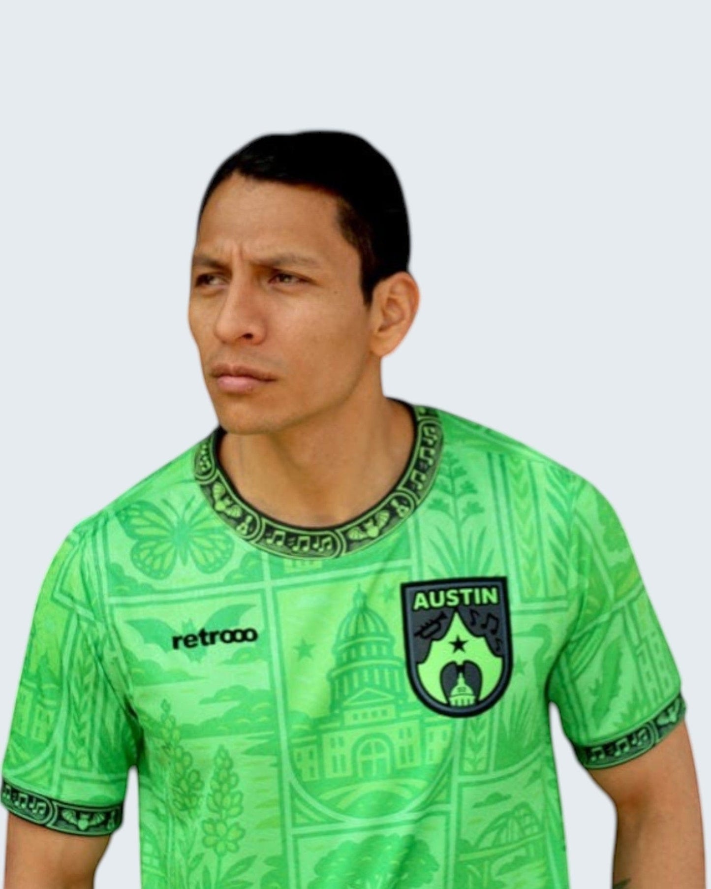 Rosas Torres Jersey Jersey Austin - Edición Verde Esmeralda | Keep Austin Weird