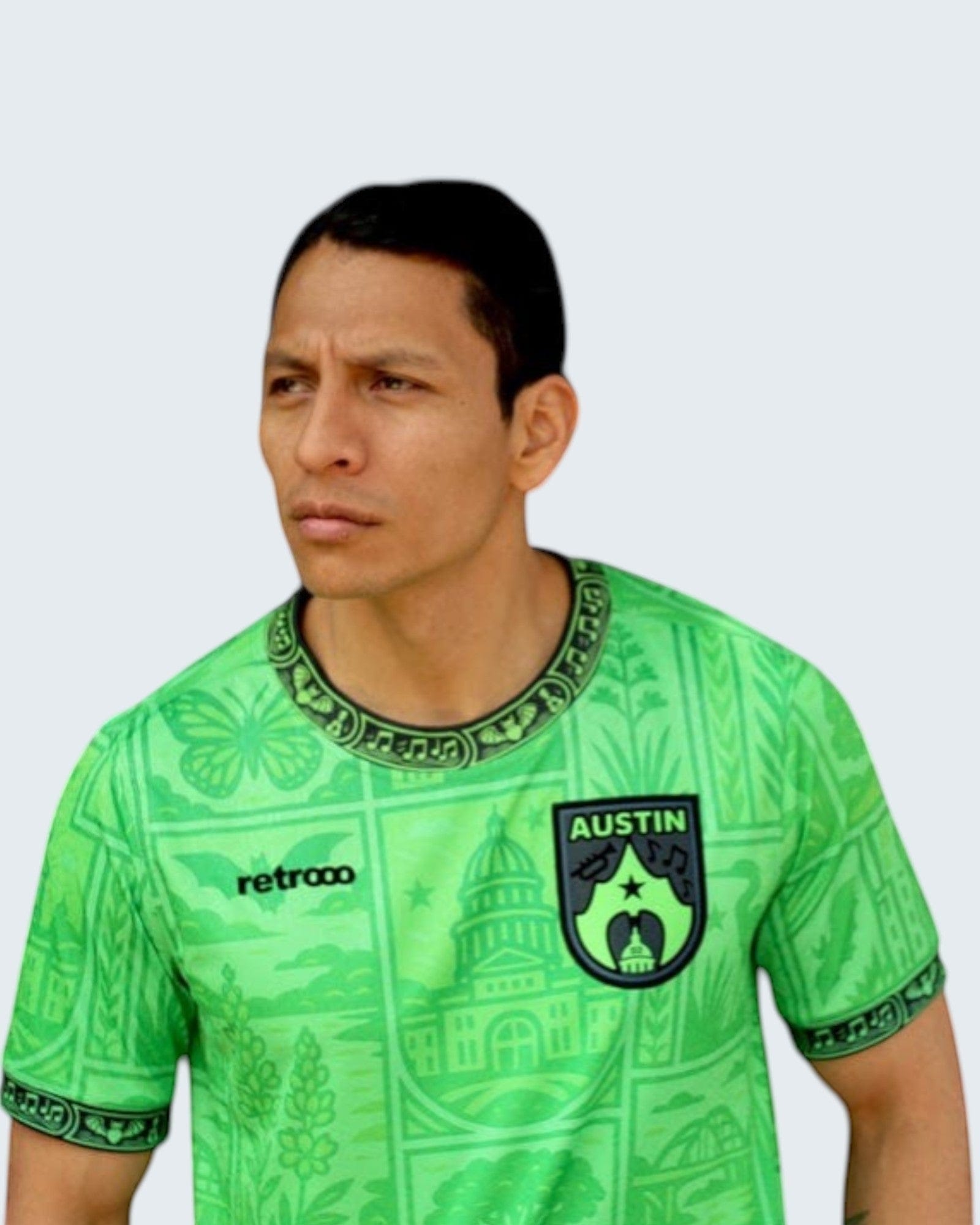 Rosas Torres Jersey Jersey Austin - Edición Verde Esmeralda | Keep Austin Weird