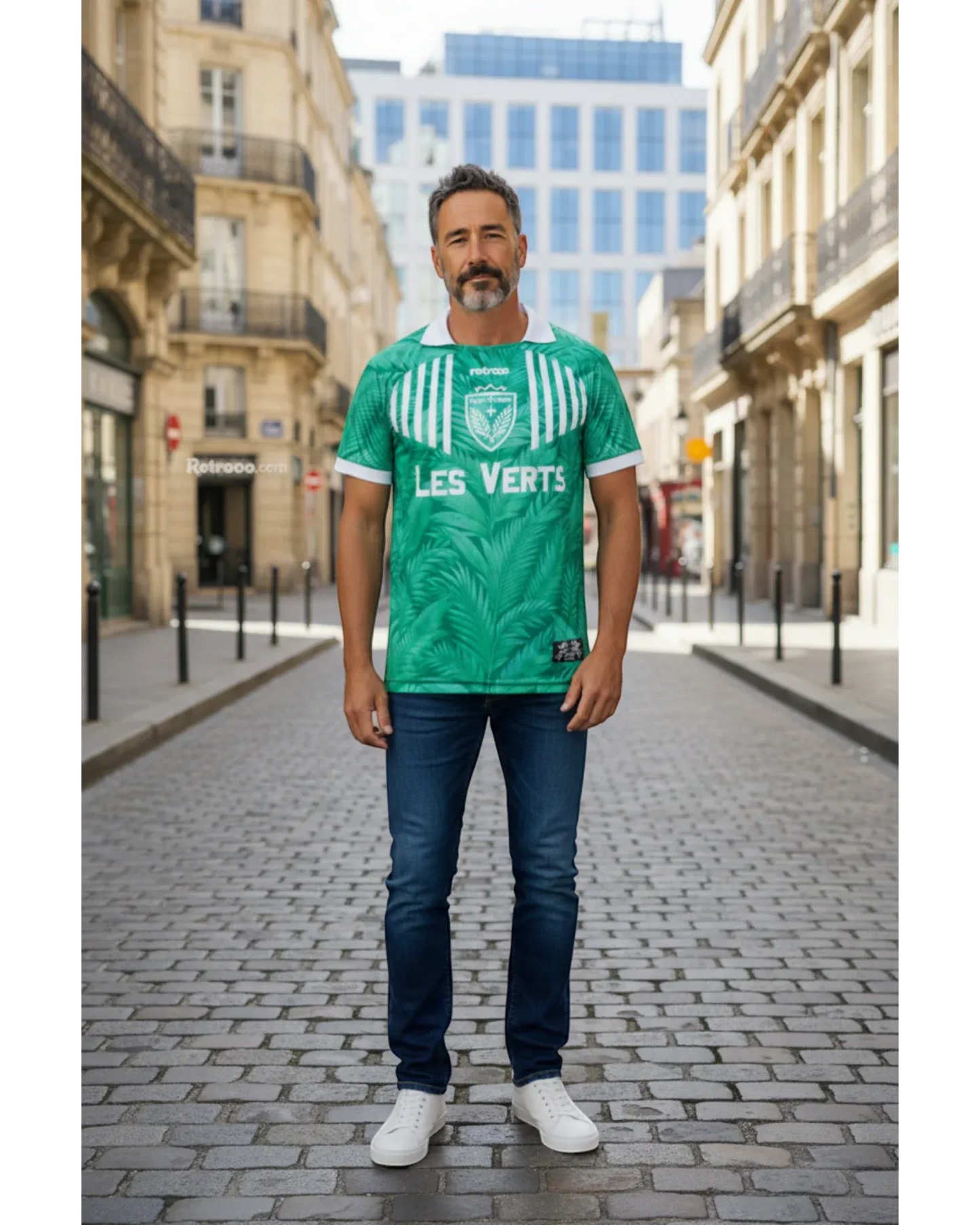 Rosas Torres Jersey Jersey Les Verts - Edición Verde Francés | Tradición Europea Premium