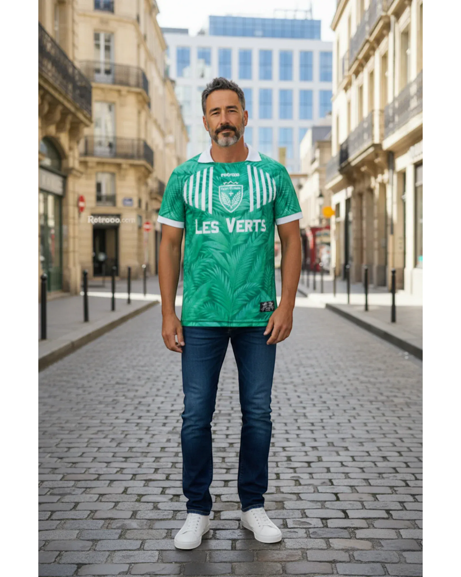 Rosas Torres Jersey Jersey Les Verts - Edición Verde Francés | Tradición Europea Premium
