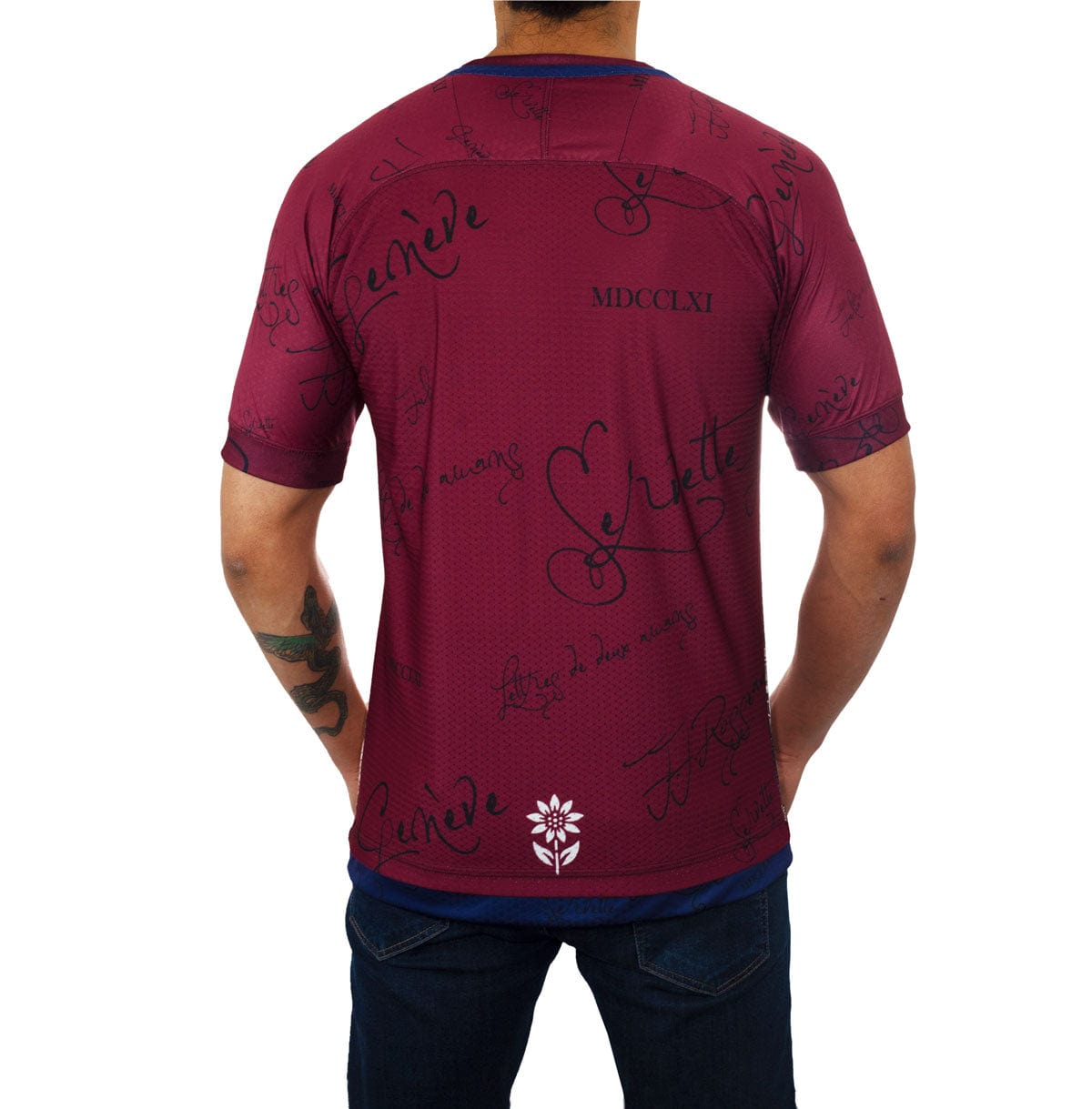 Rosas Torres Jersey Maillot Servette Rousseau - Edición "La Nouvelle Héloïse" | Filosofía Textil