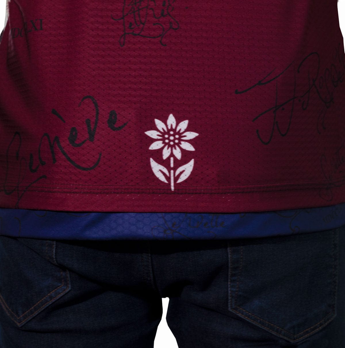 Rosas Torres Jersey Maillot Servette Rousseau - Edición "La Nouvelle Héloïse" | Filosofía Textil