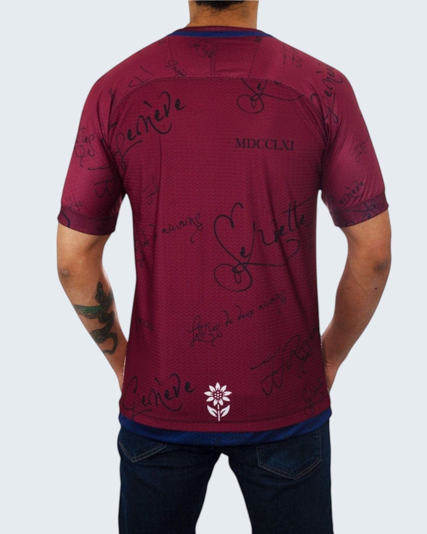 Rosas Torres Jersey Maillot Servette Rousseau - Edición "La Nouvelle Héloïse" | Filosofía Textil
