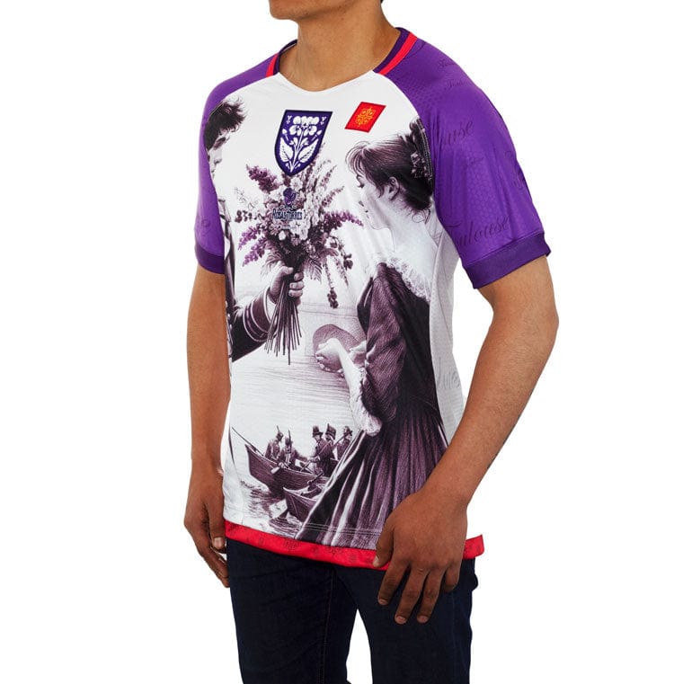 Rosas Torres Jersey Maillot Toulouse Violetas - Edición Ciudad Rosa | Romance Francés Auténtico