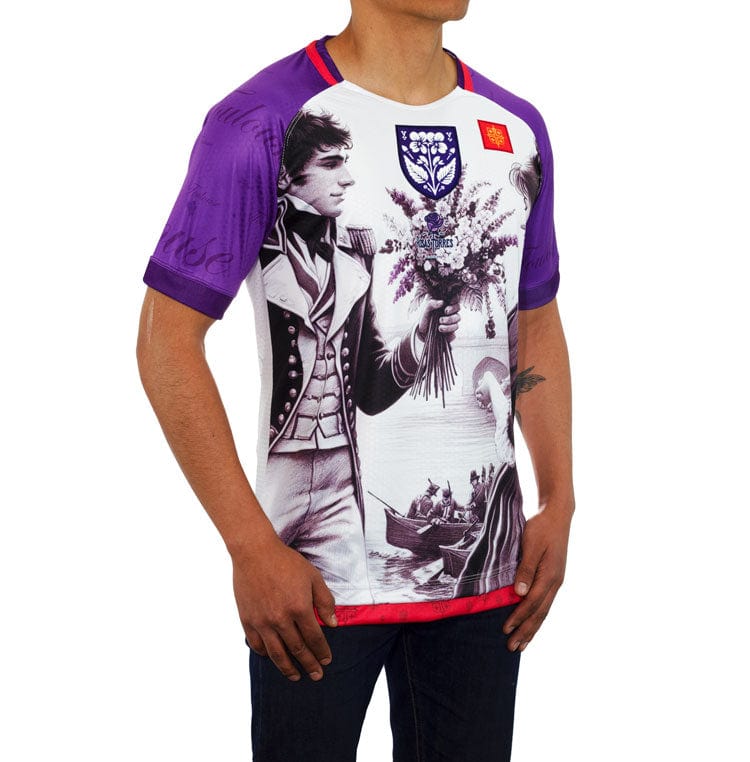 Rosas Torres Jersey Maillot Toulouse Violetas - Edición Ciudad Rosa | Romance Francés Auténtico