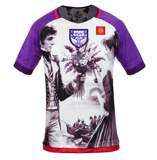 Rosas Torres Jersey Maillot Toulouse Violetas - Edición Ciudad Rosa | Romance Francés Auténtico