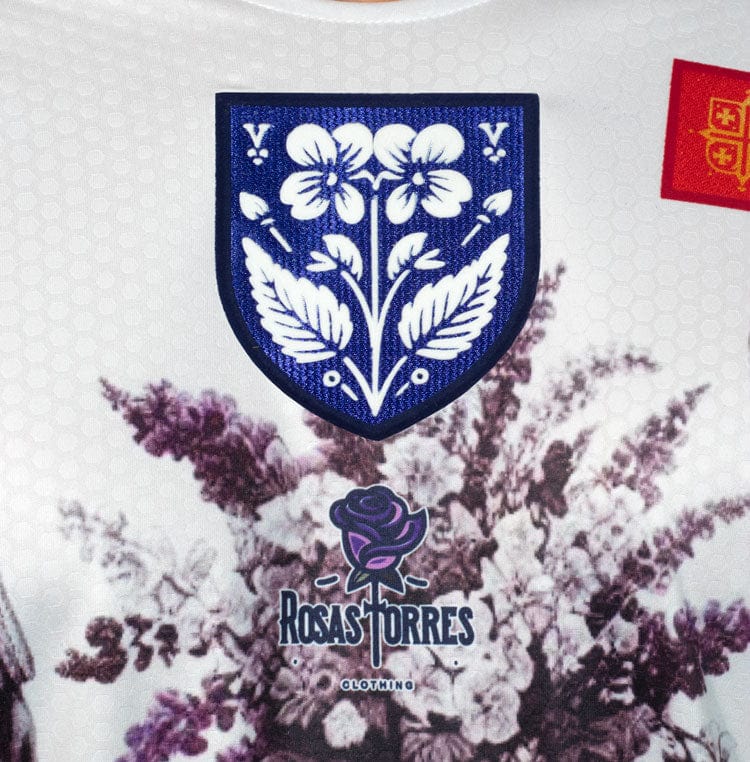 Rosas Torres Jersey Maillot Toulouse Violetas - Edición Ciudad Rosa | Romance Francés Auténtico