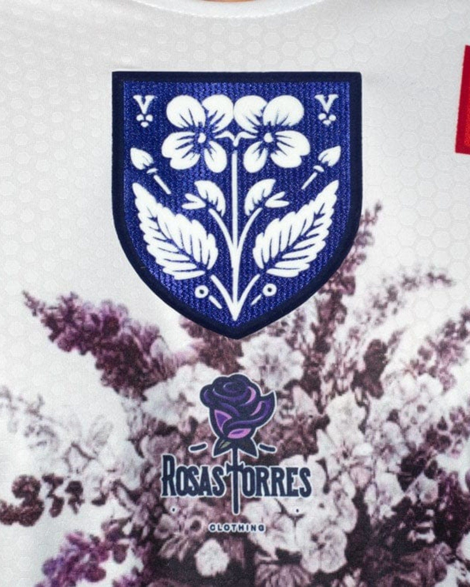 Rosas Torres Jersey Maillot Toulouse Violetas - Edición Ciudad Rosa | Romance Francés Auténtico