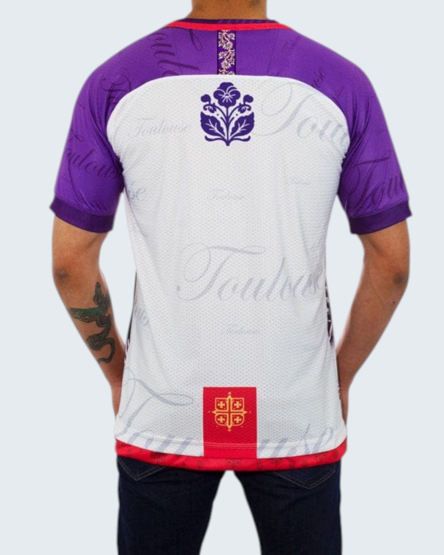 Rosas Torres Jersey Maillot Toulouse Violetas - Edición Ciudad Rosa | Romance Francés Auténtico
