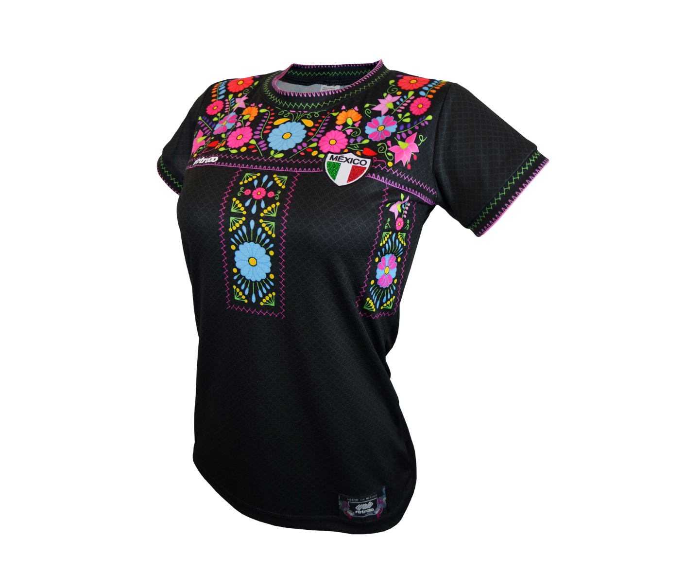 Jersey Retrooo México Adelitas Negro