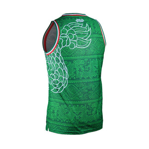 Jersey Retrooo México Quetzalcóatl Tricolor Urbano Basketball