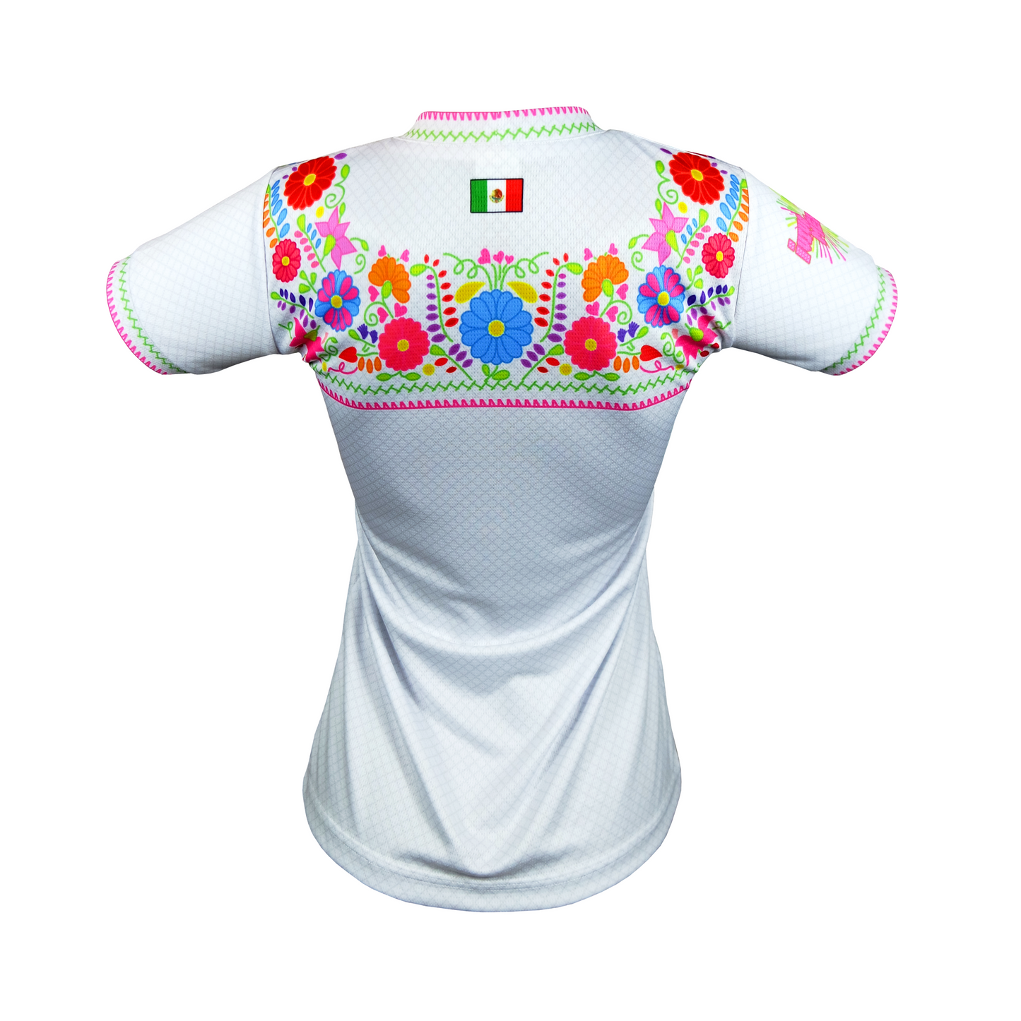 Jersey Retrooo México Adelitas Huipil Blanco