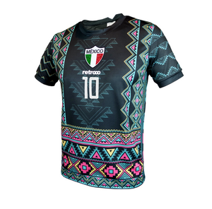 Jersey Retrooo México Azteca Obsidiana