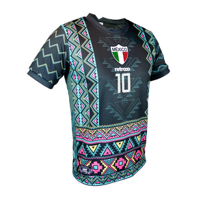 Jersey Retrooo México Azteca Obsidiana