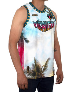 Jersey Retrooo México Amanecer Tulum Urbano Basketball