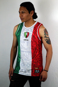 Jersey Retrooo México Ft. Mexclart Piedra del Sol Tricolor