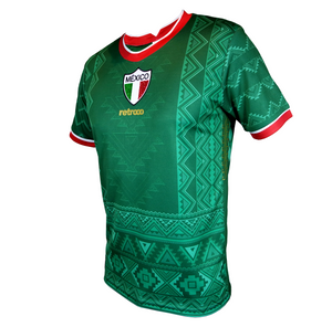 Jersey Retrooo México Azteca Tricolor