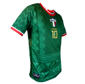 Jersey Retrooo México Azteca Tricolor