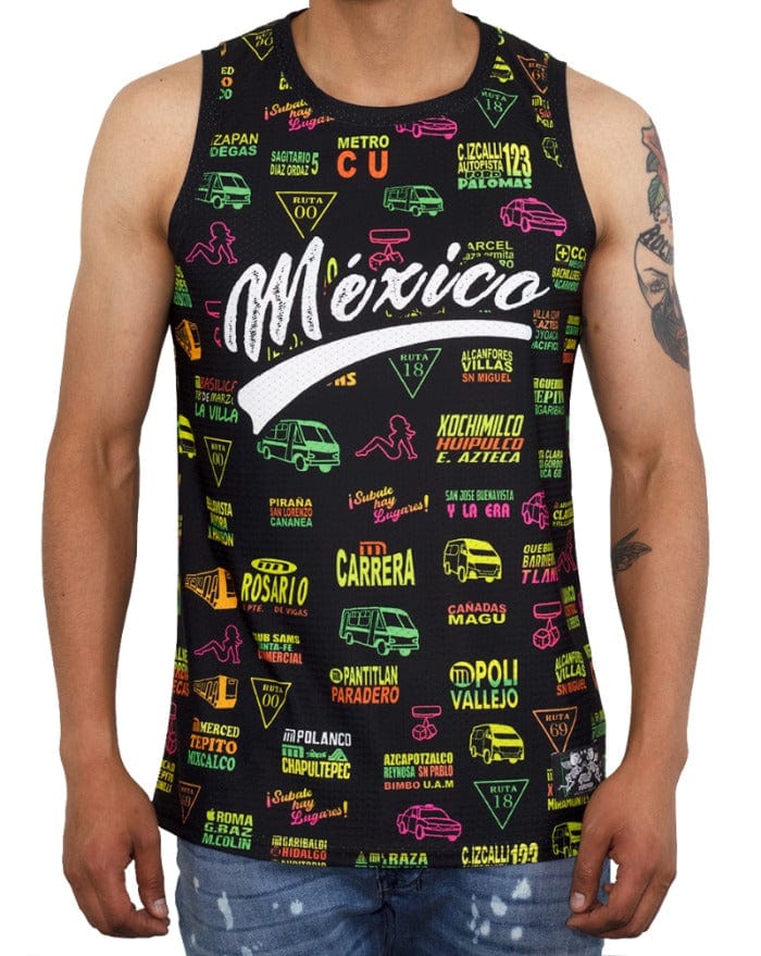 Retrooo.com Sin Mangas / XCH / XS Jersey Retrooo - Corazón de la CDMX