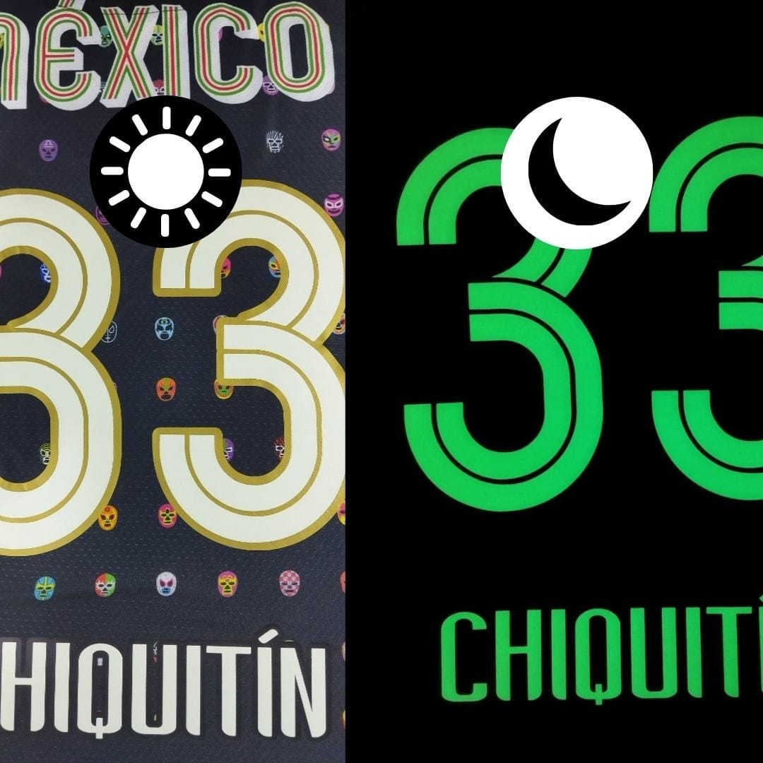 Retroooclothes Brillo en la oscuridad Agregar personalización especial (tipografía)