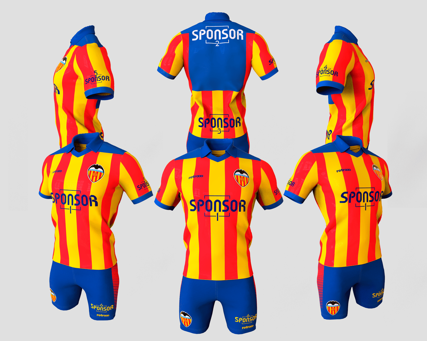 Retroooclothes diseño digital Cargo por diseño digital de uniforme o jersey personalizado