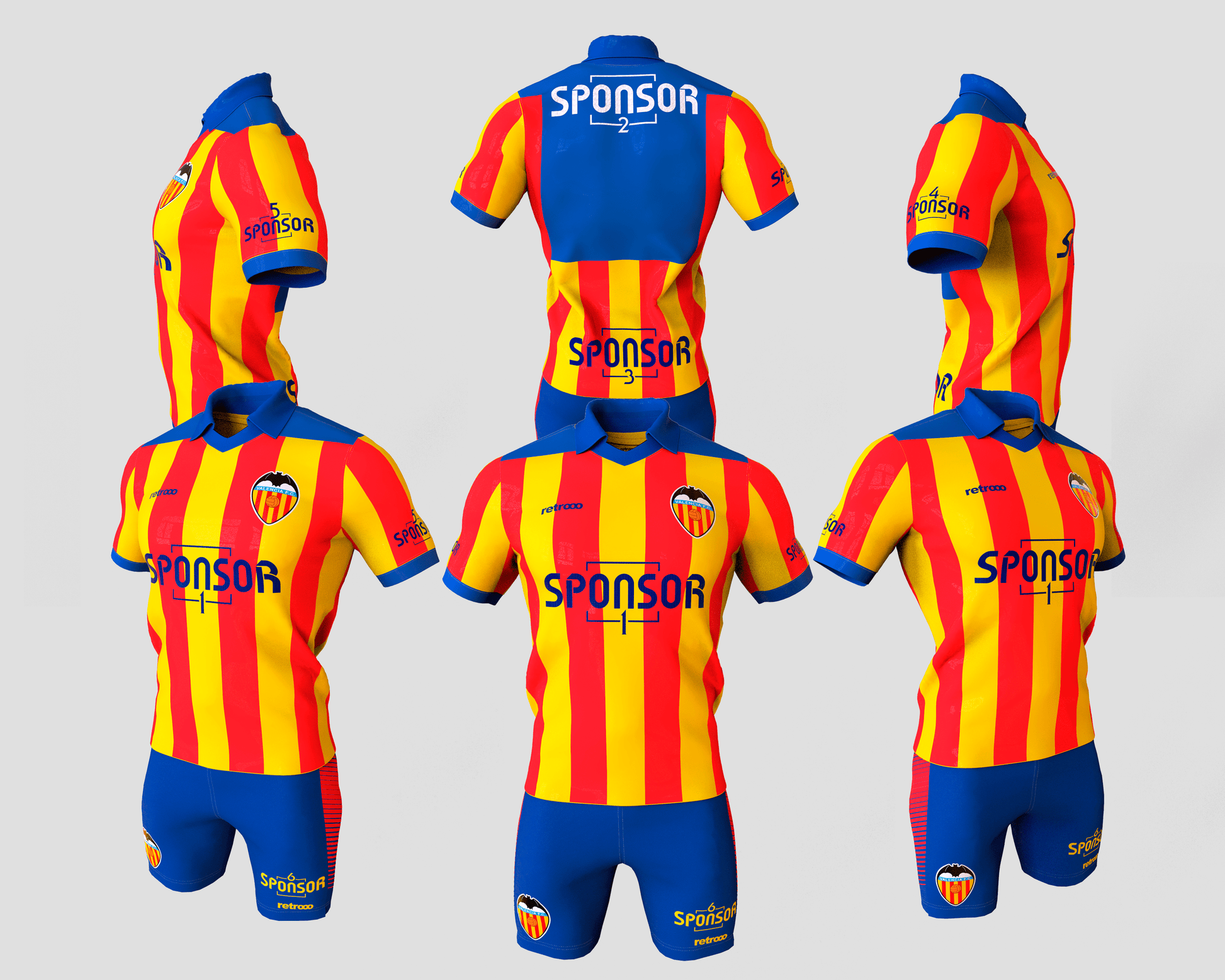 Retroooclothes diseño digital Cargo por diseño digital de uniforme o jersey personalizado