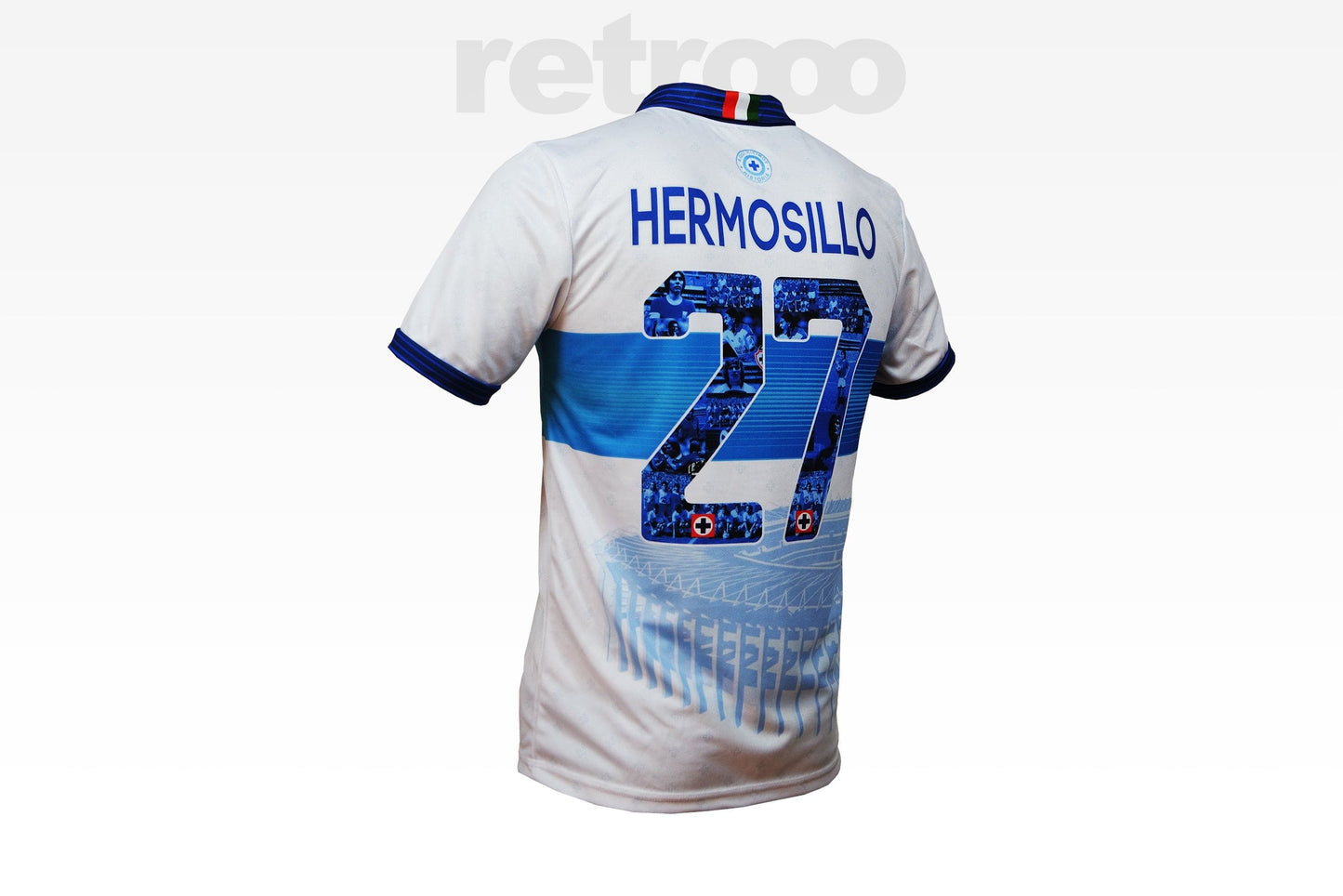 Retroooclothes Jersey Jersey Herencia Celeste - Blanco