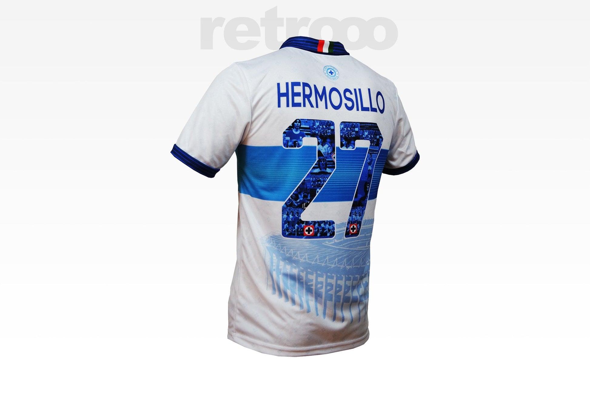 Retroooclothes Jersey Jersey Herencia Celeste - Blanco