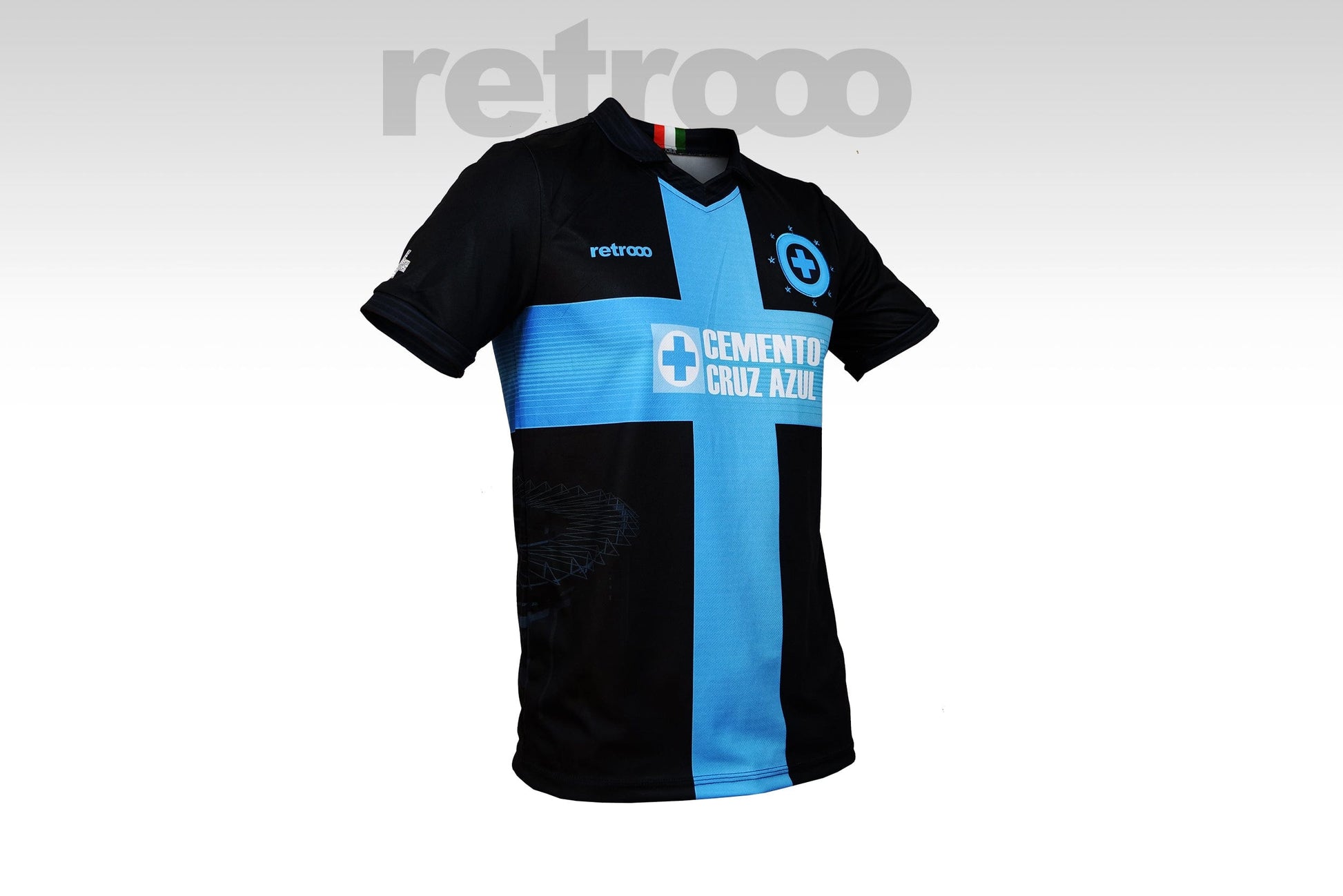 Retroooclothes Jersey Jersey Herencia Celeste - Negro